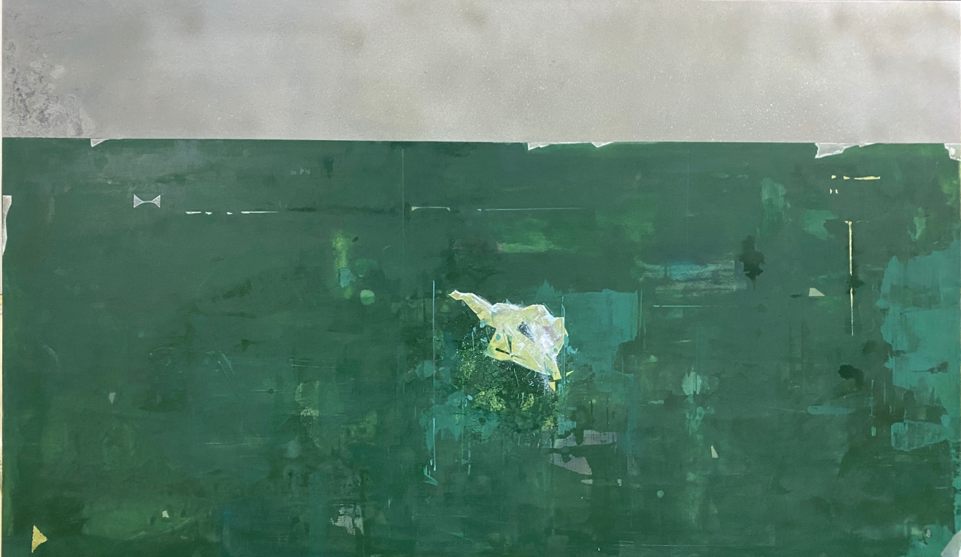 26.《绿墙之二》120x200cm 2021