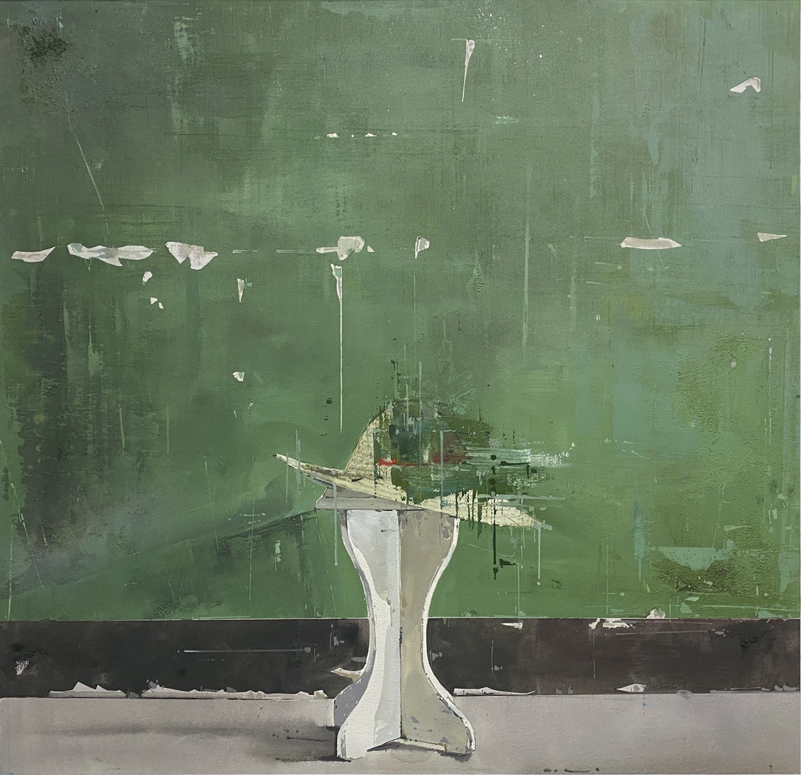 28.《隐秘的角落之一》，75cm×75cm，纸本水彩，2021