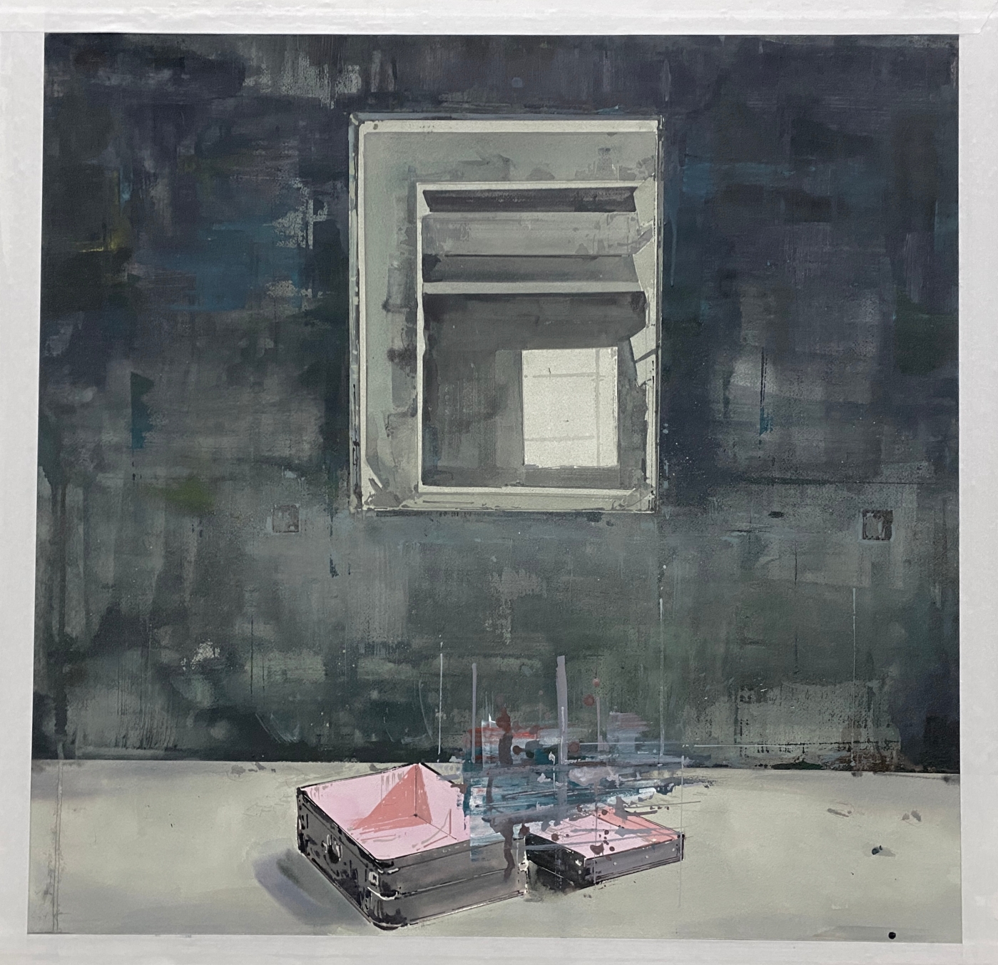 29.《隐秘的角落之三 》，75 x105 cm，纸本水彩，2021