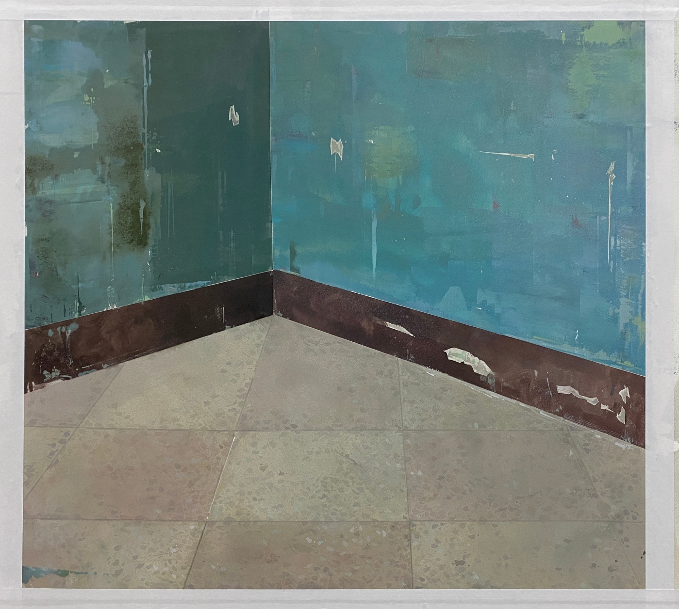 30.《隐秘的角落之四》，75x105cm，纸本水彩，2021