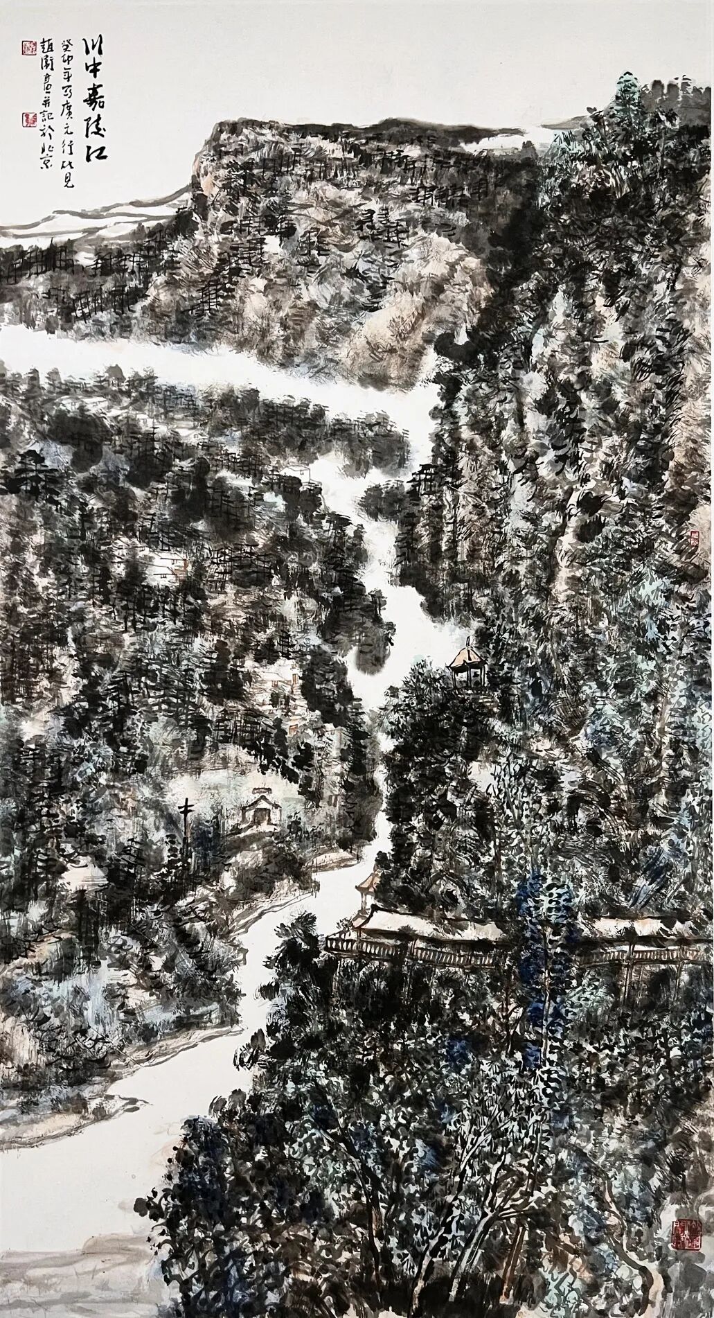 4 中国画 《川中嘉陵江》赵卫.jpg