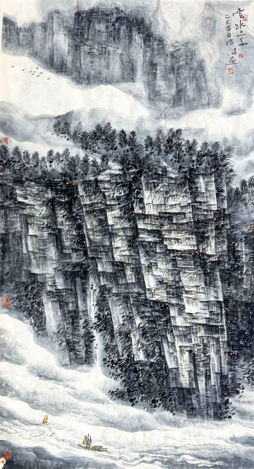 11 中国画《云水三千》旷小津.jpg