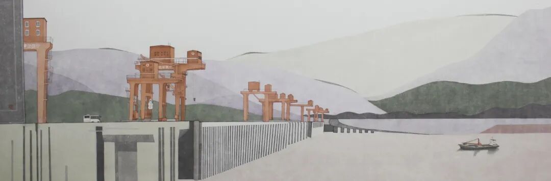 17 施岑茜 武汉画院 《三峡晨曦》.jpg