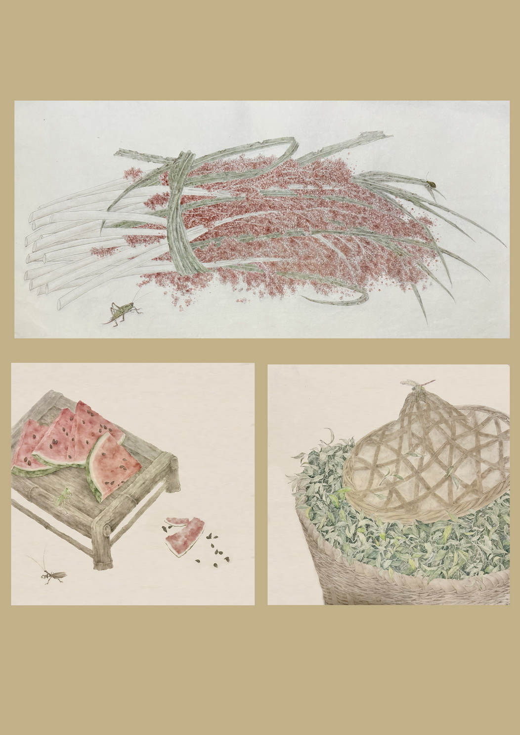 何苗《穰穰之韵》70cmx70cm