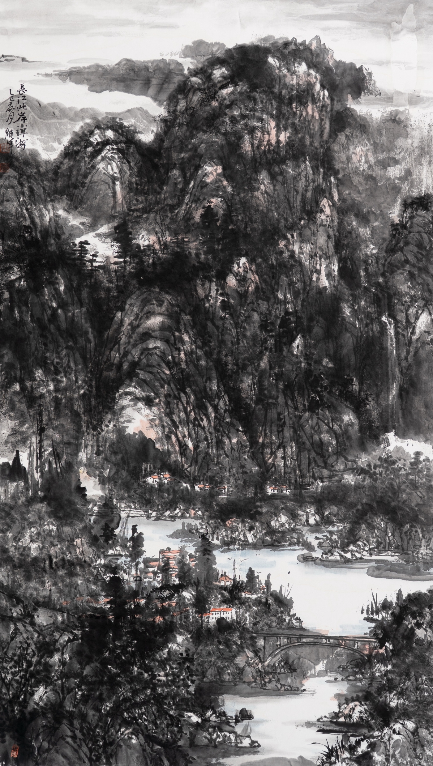 王解军《长江此案小洱?！?80cmx96cm