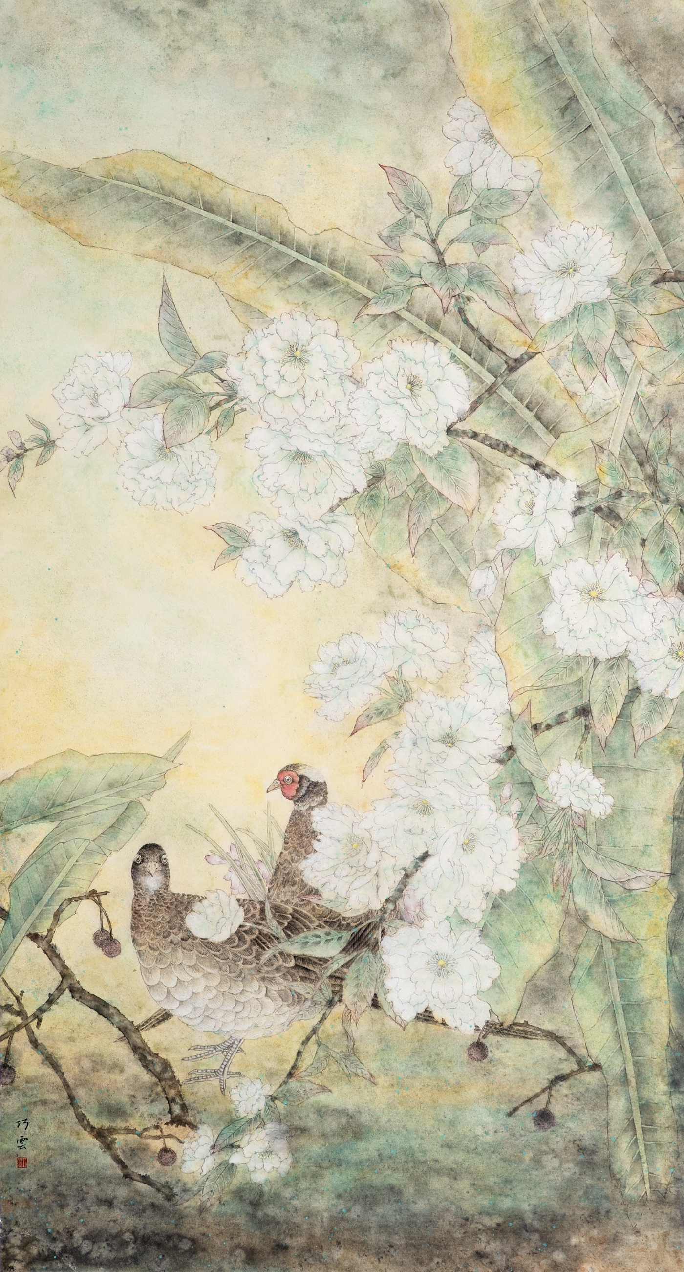 朱巧云《春酣》180cmx96cm